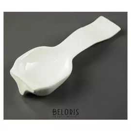 Подставка под ложку, белая