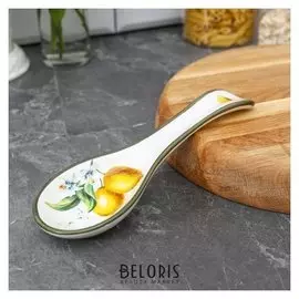 Подставка под ложку «Лимон», 22,3×7,1×2,7 см