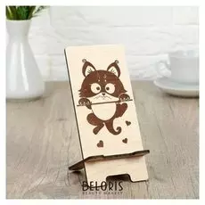 Подставка под телефон «Котик», 7×8×15 см