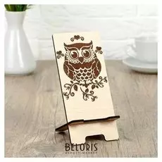 Подставка под телефон «Сова», 7×8×15 см