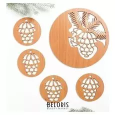 Подставки под горячее «Тепла и уюта в новом году», 5 шт.