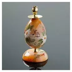 Подсвечник «Церковное яйцо», 6×12 см, селенит