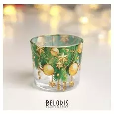 Подсвечник "Дэй" 5х6 см (Золотые шары)