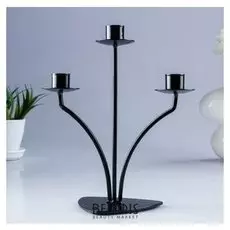 Подсвечник диез черный