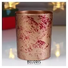 Подсвечник "Гладкий" золото3 9,5см.