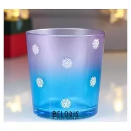 Подсвечник "Хоровод снежинок" 8,5х7,8 см