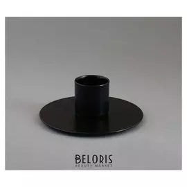 Подсвечник Круг Черный муар