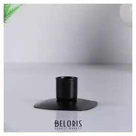 Подсвечник Квадрат Чёрный муар