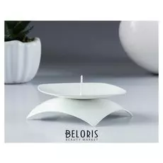 Подсвечник кварта-н белый