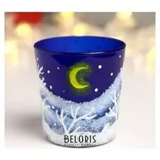 Подсвечник "Лунная ночь" 7Х8 см