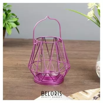 Подсвечник 1 свеча "Лофт" 13х12х12 см