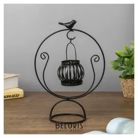 Подсвечник на 1 свечу "Круглая качель" 26х17,5х10,5 см