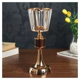 Подсвечник на 1 свечу "Мокко" 35х13х13 см