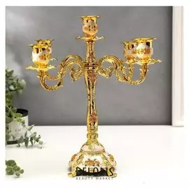 Подсвечник на 5 свечей Розы 32х30х30 см