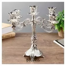 Подсвечник на 5 свечей Узорный 28х26х26 см