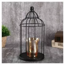 Подсвечник на 1 свечу "Купол" 26,5х13х13 см