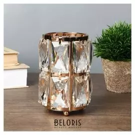 Подсвечник на 1 свечу "Зазеркалье" 13х8,5х8,5 см