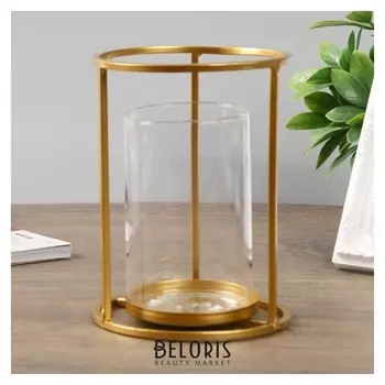 Подсвечник на 1 свечу "Цилиндр" 16х12х12 см