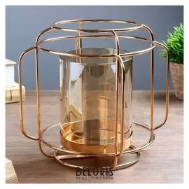 Подсвечник на 1 свечу "Цилиндр" 17,5х20,5х20,5 см