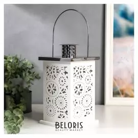 Подсвечник на 1 свечу "Фонарь - узоры" 26,5х14х14 см
