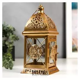 Подсвечник на 1 свечу "Фонарик. Марокко" 21,5х9,7х9,7 см