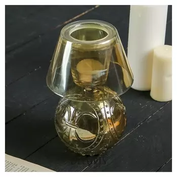 Подсвечник на 1 свечу "Лампа" 19х11,8х11,8 см