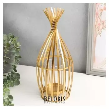 Подсвечник на 1 свечу "Соломка" 20х12х12 см