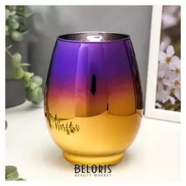 Подсвечник на 1 свечу Вытянутый бокал 14,5х10,5х10,5 см