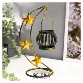 Подсвечник на 1 свечу Звёзды 24,5х11х11 см