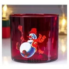 Подсвечник "Новогодние радости" 10х10,7 см