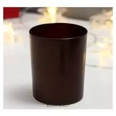 Подсвечник "Новогодний" шоколад 7,9 см