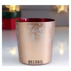 Подсвечник "ОДА" золото2 8,5см.