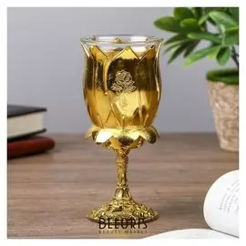 Подсвечник на 1 свечу Роза 13х6х6 см