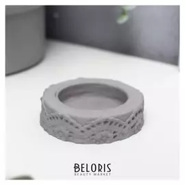 Подсвечник с кружевами 6,5х1,5 см