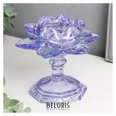 Подсвечник на 1 свечу "Лотос на ножке" 12,5х12х12 см