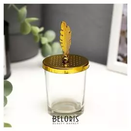 Подсвечник на 1 свечу Пёрышко 11х5,5х5,5 см