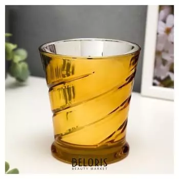 Подсвечник на 1 свечу Спираль 10,5х9,5х9,5 см