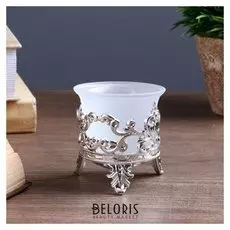 Подсвечник на 1 свечу "Сердце из листьев сердце" 6,5х6х6 см