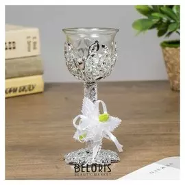 Подсвечник на 1 свечу "Сердцебиение" 14,5х6х6 см