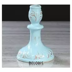 Подсвечник "Витой" голубой, отводка