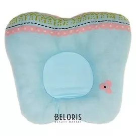 Подушка анатомическая бабочка, поплин/аэрофайбер, 130г/м, хл100%