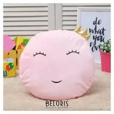 Подушка декоративная крошка Я принцесса, D40 см