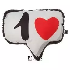 Подушка декоративная "Лайк", 40х33 см, велюр, 100% п/э