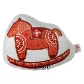 Подушка "Этель" лошадка 39х46 см, велюр, 100% п/э