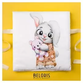 Подушка крошка Я "Зайчик алекс" (Вид 2) 35*35 см-1 шт, сатин