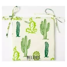 Подушка на стул этель «Кактусы», 32×32 см, репс, пл. 130 г/м², 100% хлопок