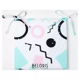 Подушка на стул этель «Квадраты», 32×32см, репс, пл. 130 г/м², 100% хлопок