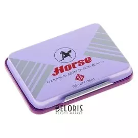 Подушка штемпельная 70х48 мм, фиолетовая, металлическая