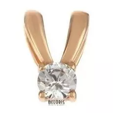 Подвеска "Классика" двойная, позолота