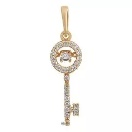 Подвеска "Ключик" мини, позолота